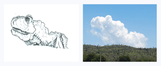 Illustration for article titled Artist Draws Whimsical Illustrations Over The Shapes He Sees In Clouds